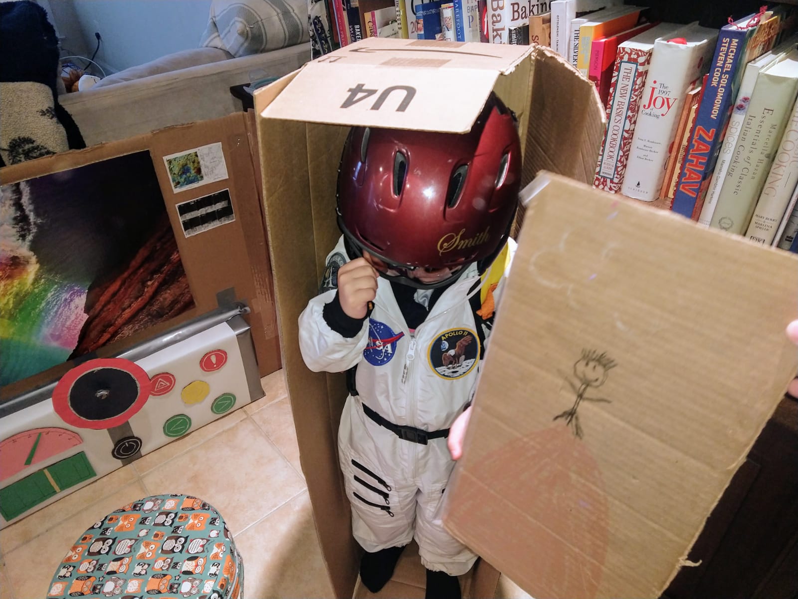 cardboard spaceship 3